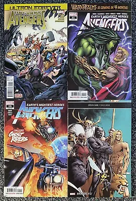 Buy Avengers 11, 12 & 25 (Vol 8 2018) & Uncanny Avengers: Ultron Forever #1 • 8£