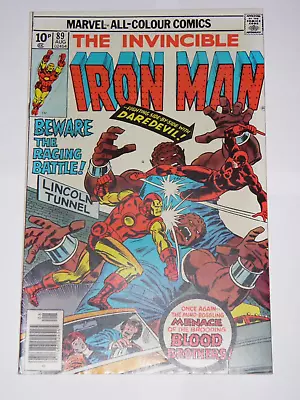 Buy Marvel Invincible Iron Man 89 Aug 1976 UK Price Variant  VFN • 8.99£