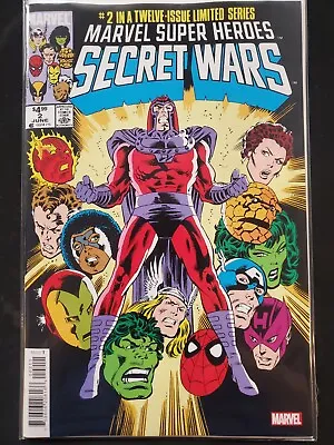 Buy Marvel Super Heroes Secret Wars #2 Facsimile Edition Marvel 2024 VF/NM • 3.41£