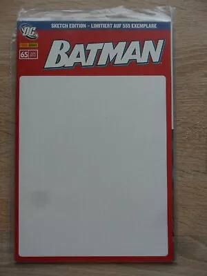 Buy Batman 65 Blank Sketch Variant Cover Erlangen Limited 555 Ex. Panini  • 8.58£