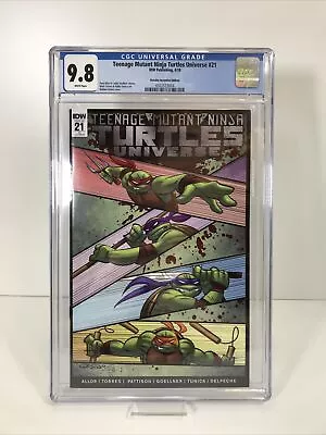Buy Teenage Mutant Ninja Turtles  Universe (2018) #121 CGC NM/M 9.8 • 94.99£