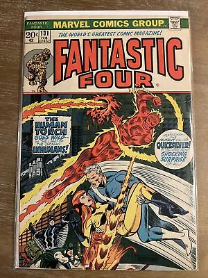 Buy Fantastic Four 131 1st Cameo Appearance Omega Ultimate Alpha (1973, Marvel) • 10.35£