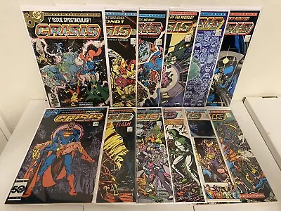 Buy Crisis On Infinite Earths #1-12 VF/NM+ Complete Series DC Comics 1985 • 119.92£