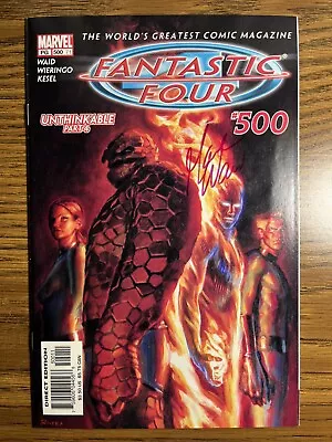 Buy Fantastic Four 500 Signed By Mark Waid Marvel Comics 2003 • 7.90£