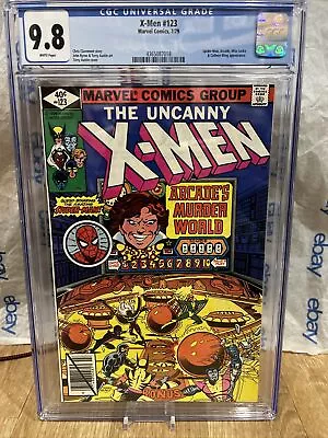 Buy Marvel Uncanny X-Men #123 CGC 9.8 White Pages 1979 - Arcade's Murder World • 261.38£