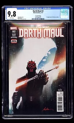 Buy Darth Maul #2 CGC 9.8 Second Print 1st Appearance Cade Bane Star Wars POP 39 • 239.86£