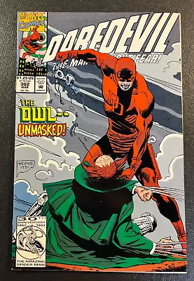 Buy Daredevil 302 LEE WEEKS The OWL Vol 1 Elektra Marvel Comics • 7.92£