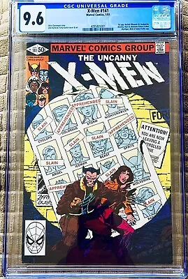 Buy X-men #141 Cgc 9.6 Days Of Future Past Story Marvel 1981 • 241.28£