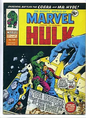 Buy Mighty World Of MARVEL Starring The INCREDIBLE HULK # 126 • 1.60£