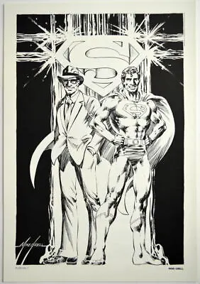 Buy MIKE GRELL Rare SUPERMAN 400 Lithograph Print 1984 CLARK KENT • 26.55£