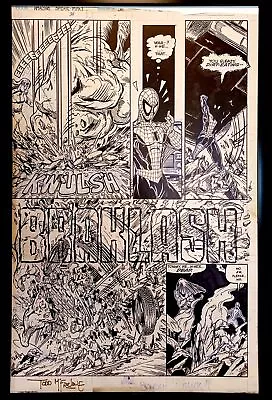 Buy Amazing Spider-Man #311 Pg. 7 By Todd McFarlane 11x17 FRAMED Original Art Print  • 47.39£