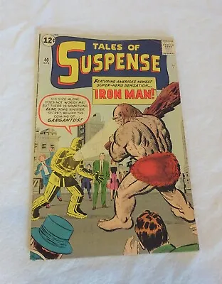 Buy Tales Of Suspense #40 1963 2nd Iron Man After #39! Marvel • 833.37£
