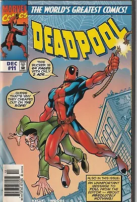 Buy Deadpool #11 (1997) Amazing Fantasy #15 Homage NEWSSTAND Variant RARE Scarce HTF • 31.53£