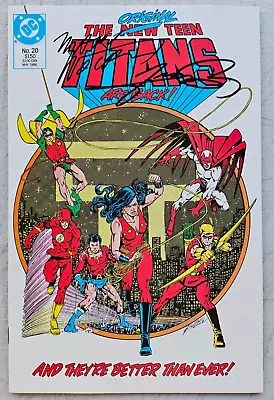 Buy THE NEW TEEN TITANS #20 (1986) - Signed By George Perez & Marv Wolfman - VF • 19.77£