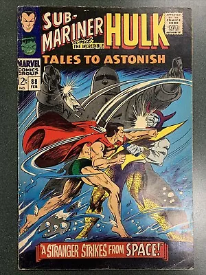 Buy Tales To Astonish #88 (Marvel, 1967) 1st “Hulk Smash” Gene Colan GD • 26.13£