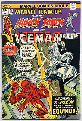 Buy Marvel Team-Up 23 VF/NM 9.0 1974 Human Torch Iceman Gil Kane • 36.91£