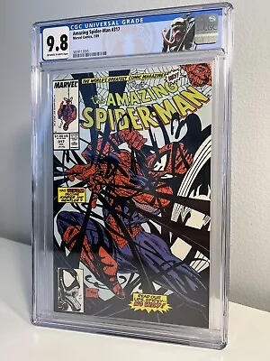Buy Amazing Spider-man #317 Cgc 9.8 White Pages   Marvel Comics 1989 - Custom Label • 220.16£