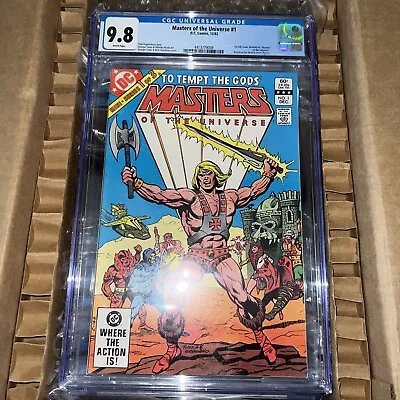 Buy He-man ~ Masters Of The Universe #1 ~ Cgc 9.8 Wp ~ 1st He-man Skeltor ~ Dc 1982 • 240.70£