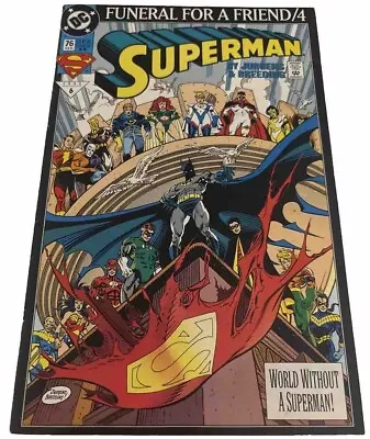 Buy Superman #76 Funeral For A Friend/4 Vol 2 Feb 93 Unread Condition (box5) Yellow • 3.17£