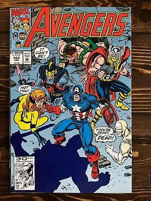 Buy The  Avengers # 343 NM 9.4 • 4.01£
