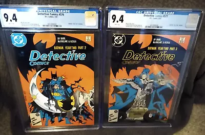 Buy DETECTIVE COMICS #576,577 NM CGC 9.4 Set/lot Todd McFarlane Cov Year Two Batman • 118.55£
