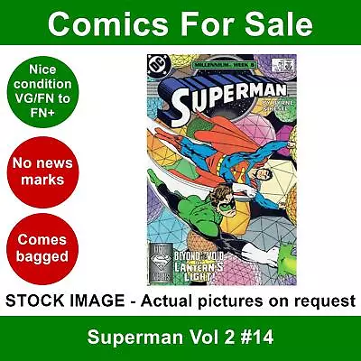 Buy DC Superman Vol 2 #14 Comic - VG/FN+ 01 February 1988 • 3.99£
