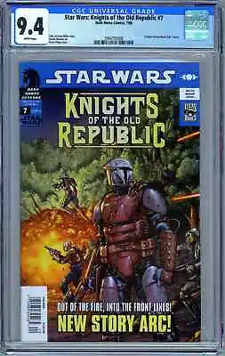 Buy Star Wars Knights Of The Old Republic #7 Newsstand! 1st App Rohlan Dyre. CGC 9.4 • 59.13£