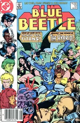 Buy Blue Beetle Canadian Price Variant #12 VF 1987 Stock Image • 5.34£