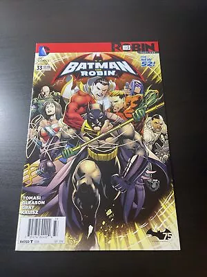 Buy Batman And Robin #33 (9.2 Or Better) $3.99 Newsstand Price Variant New 52 - 2014 • 8.02£
