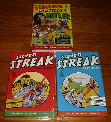 Buy Silver Streak Archives Volume 1 + 2, Daredevil 1, SEALED, Dark Horse Comics, HCs • 46.83£