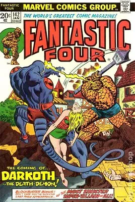 Buy Fantastic Four #142 VG/FN 5.0 1974 Stock Image Low Grade • 7.90£
