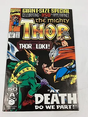 Buy Thor #432 - Giant Size Special - Marvel Comics - 1991 - Rare Comic Book! • 7£