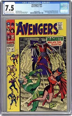 Buy Avengers #47 CGC 7.5 1967 3968254007 1st App. Dane Whitman • 287.15£