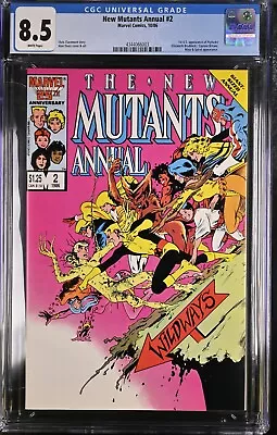 Buy New Mutants Annual 2 (1986 Marvel) CGC 8.5 1st Appearance Of Psylocke • 55.33£