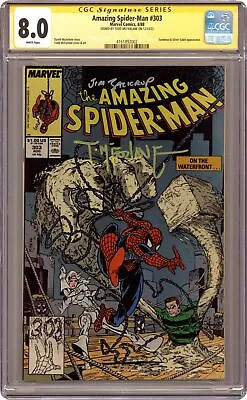 Buy Amazing Spider-Man #303 CGC 8.0 SS McFarlane 1988 4161892002 • 128.56£
