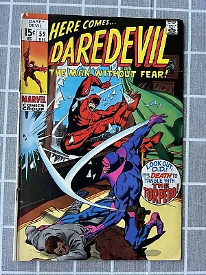 Buy Daredevil #59 Featuring The Torpedo, VF+, Marvel • 52.82£