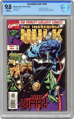 Buy Incredible Hulk #456 CBCS 9.8 1997 21-1314F12-002 • 52.95£