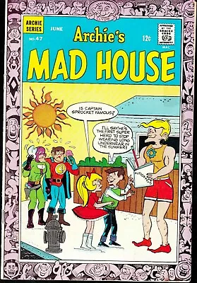 Buy Archie's Mad House  #47 1966 Archie Series -good Guy, Bad Guy- Captain Sprocket  • 12.78£