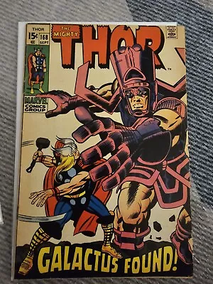 Buy THOR 168 (Marvel 1969) Origin Of GALACTUS • 47.44£