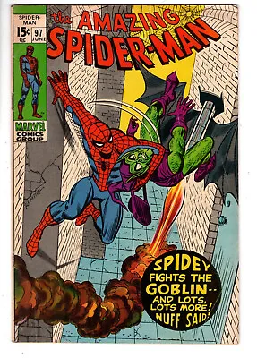 Buy Amazing Spider-man #97 (1971) - Grade 4.5 - Not Cca Approved - Green Goblin! • 55.32£
