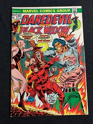 Buy DAREDEVIL 105 1st Print 1973 Marvel Comic Book MOONDRAGON Origin John Romita Cvr • 70.55£