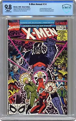 Buy Uncanny X-Men Annual #14 CBCS 9.8 1990 21-26F7CA7-022 1st App. Gambit (cameo) • 176.54£