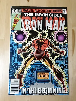 Buy Iron Man Volume 1 #122 Marvel Comics 1979 Demon In A Bottle Part 3 Origin Story • 9.99£