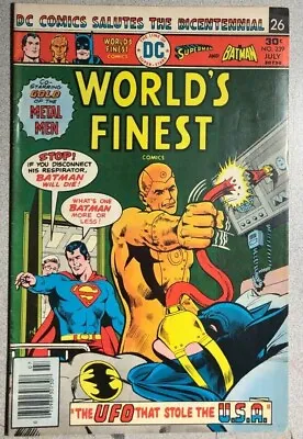 Buy WORLD'S FINEST #239 (1976) DC Comics Superman Batman Metal Men Gold  VG+ • 10.32£