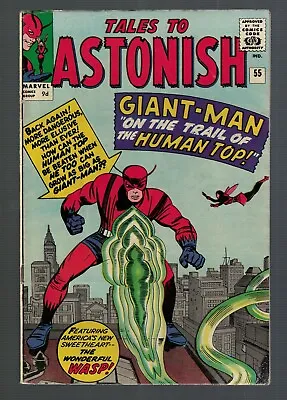 Buy Marvel Comics Tales To Astonish 55 6.0 FN Avengers 1964 Giant Man Trial  • 59.99£