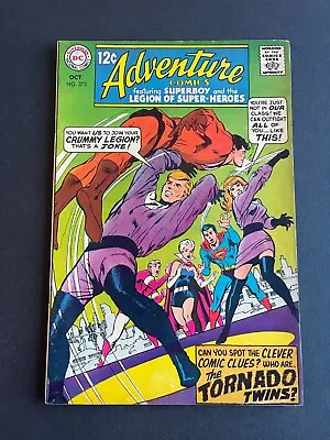 Buy Adventure Comics #373 - Cover Art By Neal Adams (DC, 1968) VF- • 23.50£
