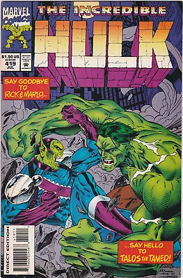 Buy Incredible Hulk #419, Vol. 1 (1968-2010) Marvel Comics • 3.64£