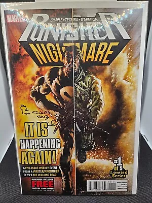 Buy Punisher Nightmare Limited Series #1-5 Signed By Mark Texeira No Coa • 87.94£