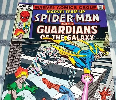 Buy MARVEL TEAM-UP #86 Spider-Man & Guardians Of The Galaxy From Oct.1979 In Fine • 8.84£