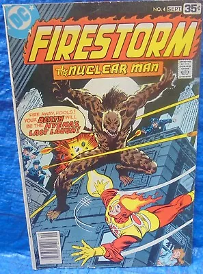 Buy DC Comics Firestorm The Nuclear Man Issue #4 August September 1978 1st Hyena • 8.69£